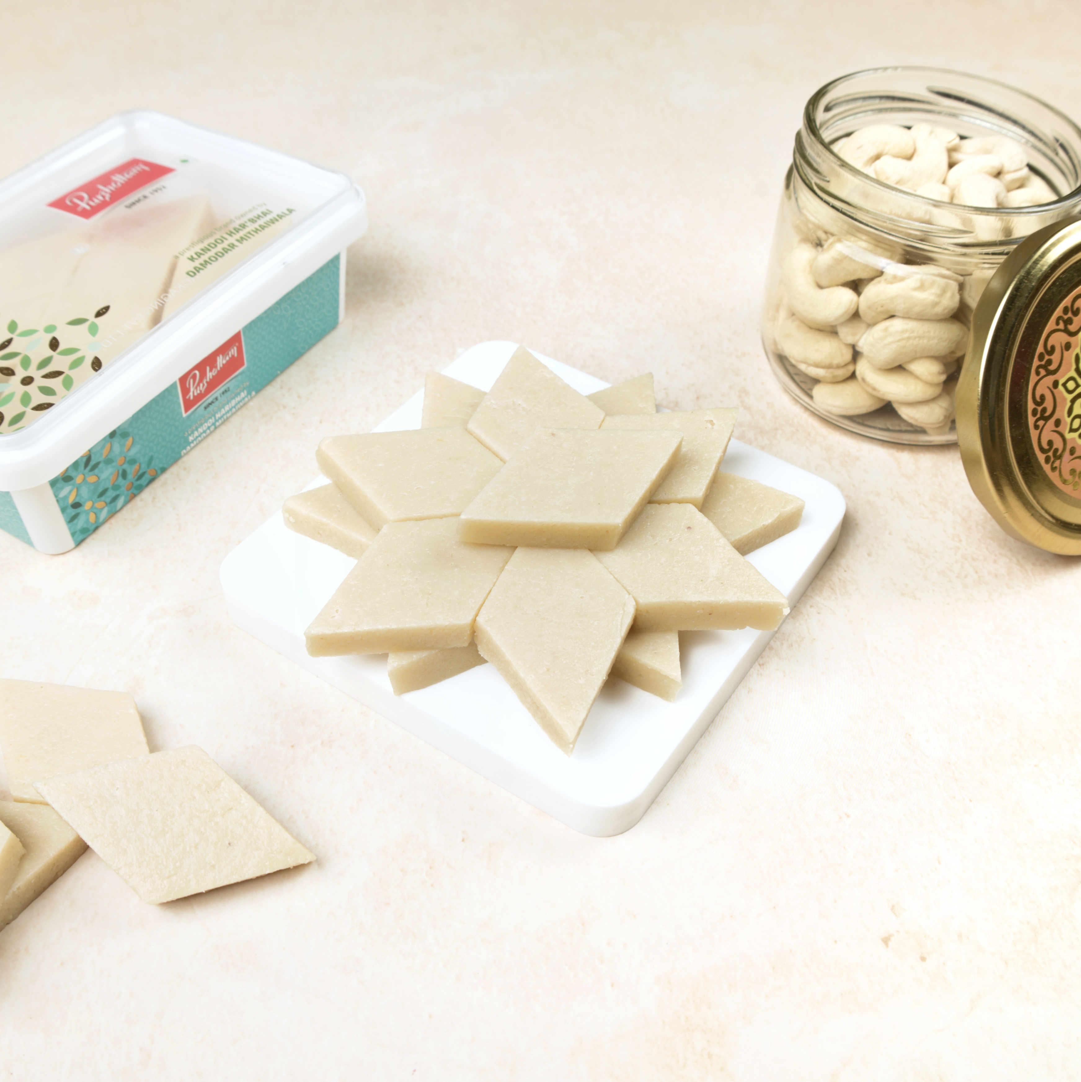 Without Silver Kaju Katli online in India
